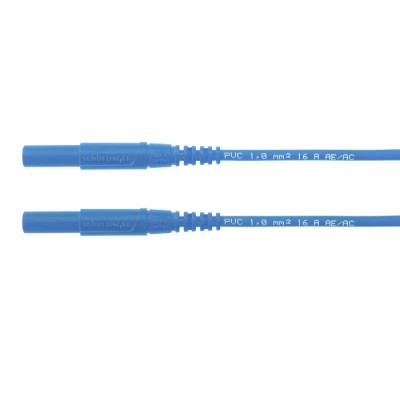 Schutzinger Test Lead 16A 1kV Blue 2 m Lead Length MSFK A341 / 1 / 200 / BL