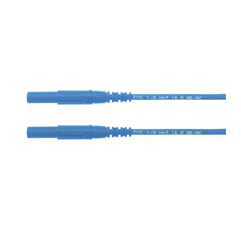 Schutzinger Test Lead 16A 1kV Blue 2 m Lead Length MSFK A341 / 1 / 200 / BL