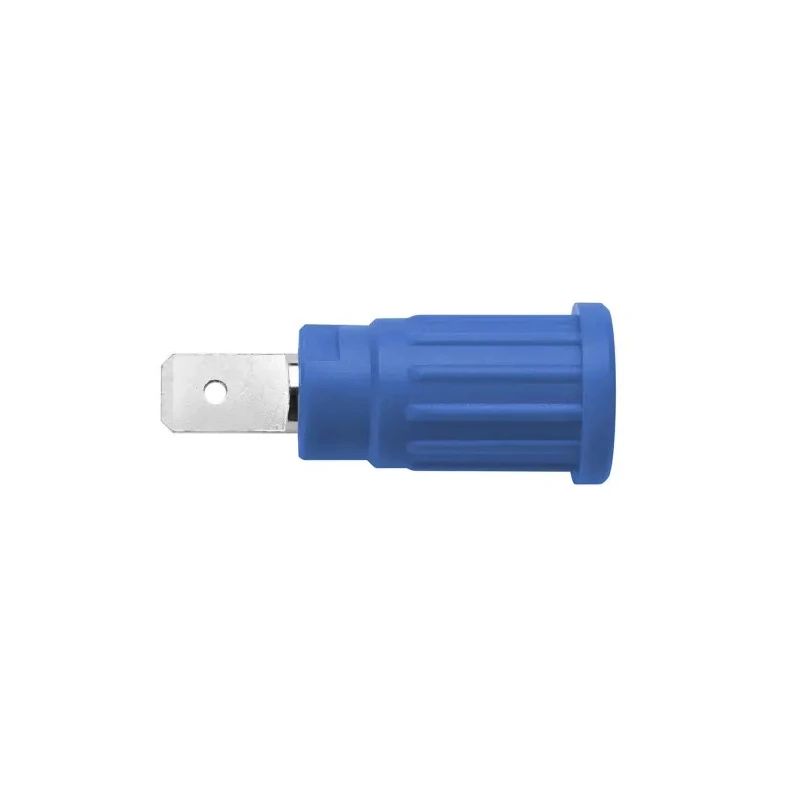 Schutzinger Blue Female Banana Socket, 4 mm Connector, PC Pin Termination, 1kV Voltage, 32A Current SEPB 6453 Ni / BL