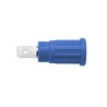 Schutzinger Blue Female Banana Socket, 4 mm Connector, PC Pin Termination, 1kV Voltage, 32A Current SEPB 6453 Ni / BL