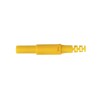 Schutzinger Yellow Male Banana Plug 4 mm Connector, Screw Termination, 1kV, 32A, Nickel Plated SFK 30 S Ni / OK / GE