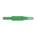 Schutzinger Green Male Banana Plug 4 mm Connector Screw Termination 1kV 32A Nickel Plating SFK 30 S Ni / OK / GN