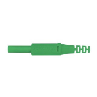 Schutzinger Green Male Banana Plug 4 mm Connector Screw Termination 1kV 32A Nickel Plating SFK 30 S Ni / OK / GN