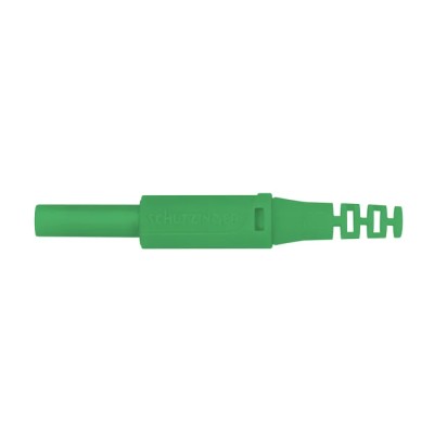 Schutzinger Green Male Banana Plug 4 mm Connector Screw Termination 1kV 32A Nickel Plating SFK 30 S Ni / OK / GN