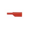 Schutzinger Red Male Banana Plug 2 mm Connector, Solder Termination, 600V, 10A, Nickel Plating SFK 7360 Ni / OK / RT