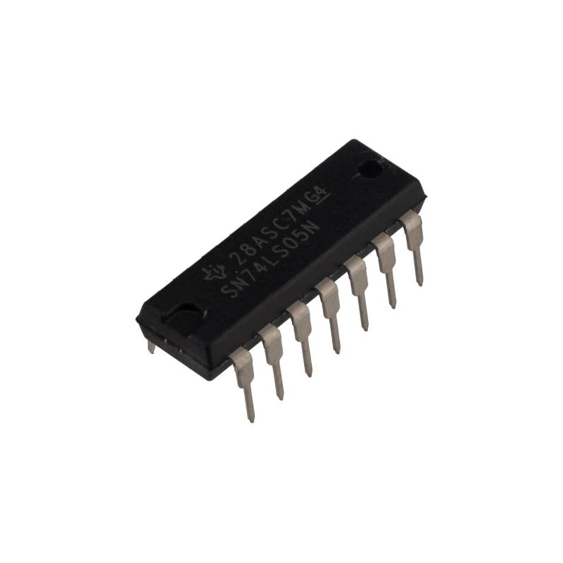 Texas Instruments Inverter Logic IC 6 Elements, 14-Pin PDIP SN74LS05N