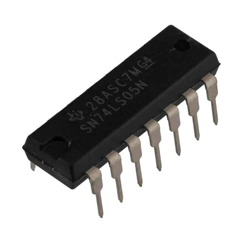 Texas Instruments Inverter Logic IC 6 Elements, 14-Pin PDIP SN74LS05N