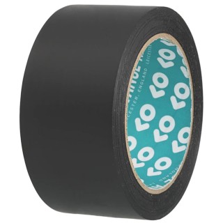 Advance Tapes Black Polyvinyl Chloride PVC Masking Tape 50mm x 33m Rubber Adhesive AT44