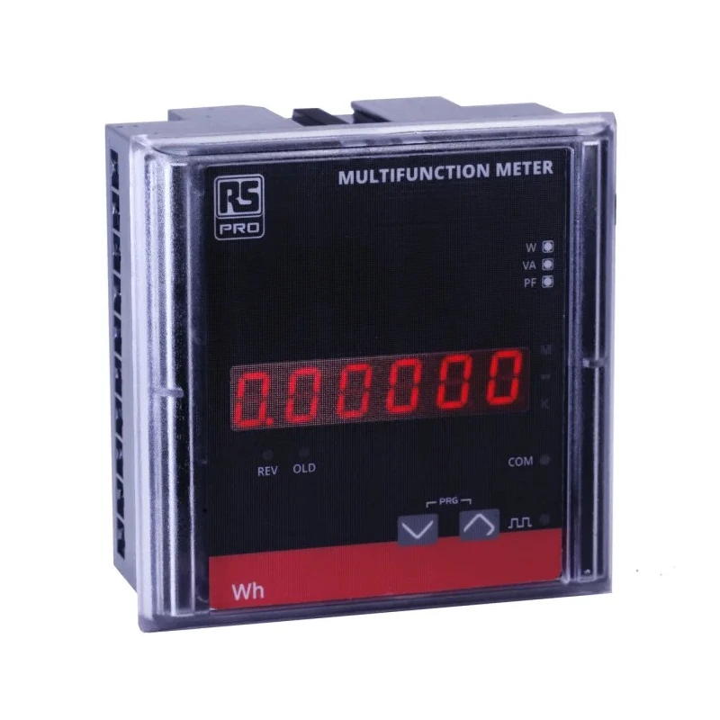 RS PRO 3 Phase LED Digital Energy Meter, 96x96x55 mm, Class 1 Accuracy, Model 179-7578