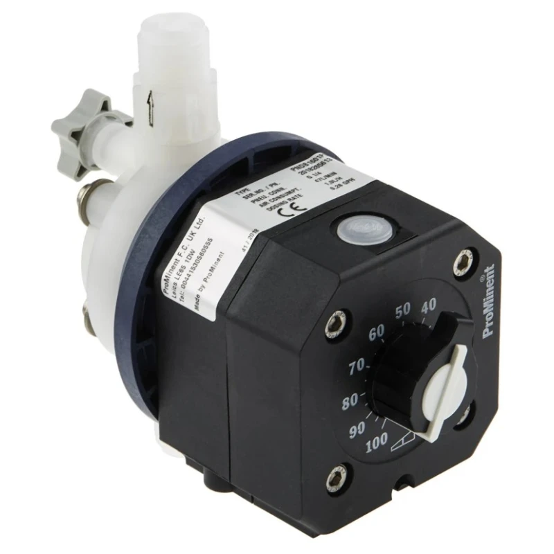 ProMinent Diaphragm Air Positive Displacement Pump, 1 L/h Flow Rate, 16 Bar Pressure, 100V/230V PNDB1601PVT2000001