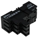 Schneider Electric Relay Socket 11 Way 250V 12A Screw Terminal DIN Rail Mount RUZSC3M