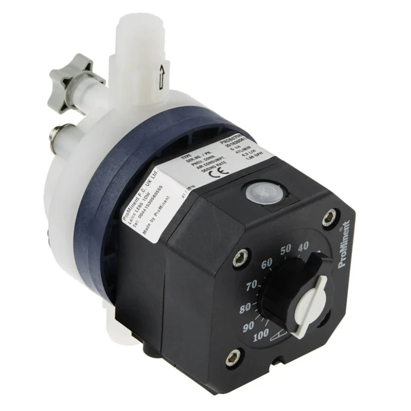 ProMinent Diaphragm Air Positive Displacement Pump, 6.3 L/h Flow Rate, 7 bar Pressure, 100V/230V PNDB0708PVT2000001