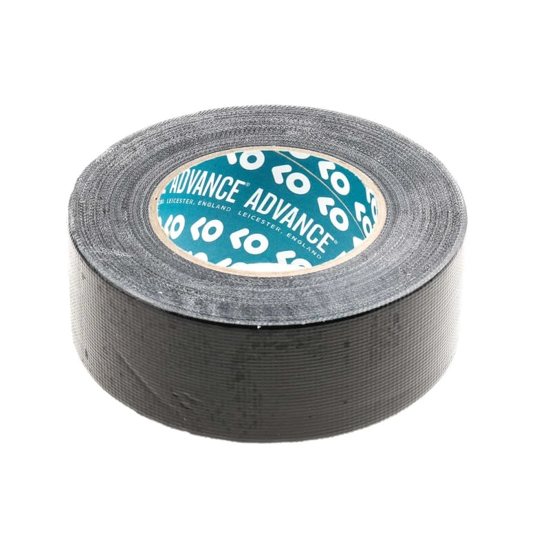 Advance Tapes Duct Tape 50 mm x 50 m, Black, Gloss Finish AT170