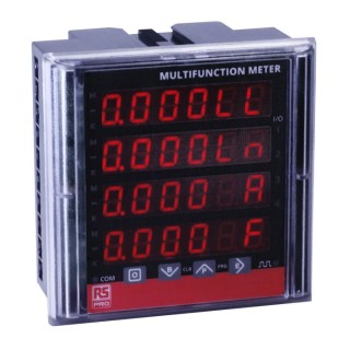 RS PRO 3 Phase Digital LED Energy Meter Class 1 Accuracy True RMS Measurement 179-7579