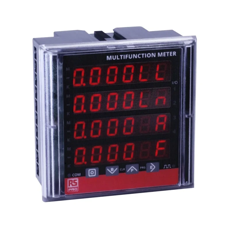 RS PRO 3 Phase Digital LED Energy Meter Class 1 Accuracy True RMS Measurement 179-7579