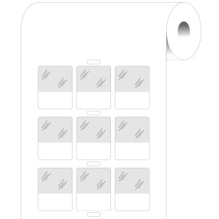 Brady White Cable Labels with 25.4 mm Width and 31.75 mm Length, 3000 Labels per Pack BPT-311-427