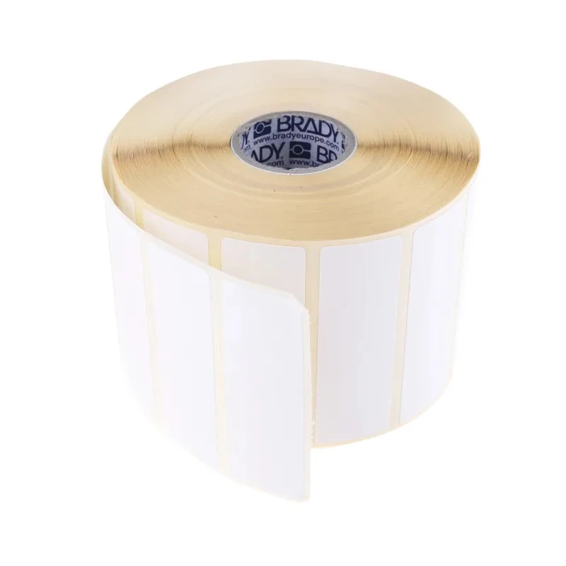 Brady White Label Roll 57.15 mm Width, 21360 Per Roll Quantity, 19.05 mm Length BPT-722-075