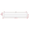 Brady White Label Roll 57.15 mm Width 8820 Per Roll 50.8 mm BPT-222-205