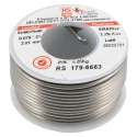 RS PRO Lead Solder Wire 2 mm Diameter, 40% Lead, 60% Tin, Rosin Flux Core, 183 °C Melting Point 179-6683