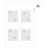 Brady White Self Laminating Vinyl Cable Labels 38.1 mm Width 63.5 mm Length 2000 Per Pack BPT-517-427