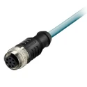 Kubler Cordset Accessory for Sensors with Female Connector and Coupling Nut, Compatible with Models 05.00.6041.8211.002M