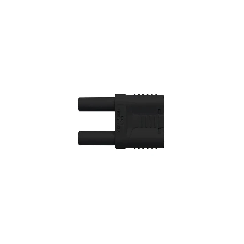 Schutzinger Multimeter Test Lead Banana Jack Connector CAT II 1kV 32A SKURZ 6100/19-4 IG 2MB Ni/SW