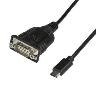 StarTech.com RS232 Interface Converter USB Type-C (24-Pin) USB 2.0 Male to D Sub Port RS232 921.6kbps 