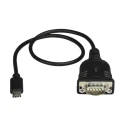 StarTech.com RS232 Interface Converter USB Type-C (24-Pin) USB 2.0 Male to D Sub Port RS232 921.6kbps 