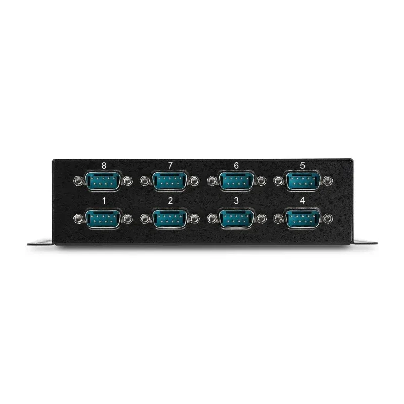 StarTech.com RS232 Interface Converter 8 Ports USB-B to D-Sub Serial DIN Rail Mount 