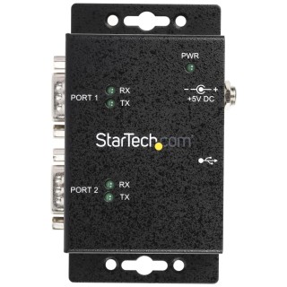 StarTech.com RS232 Interface Converter 2 Ports 921.6kbps USB-B Female to D-Sub Serial Output 