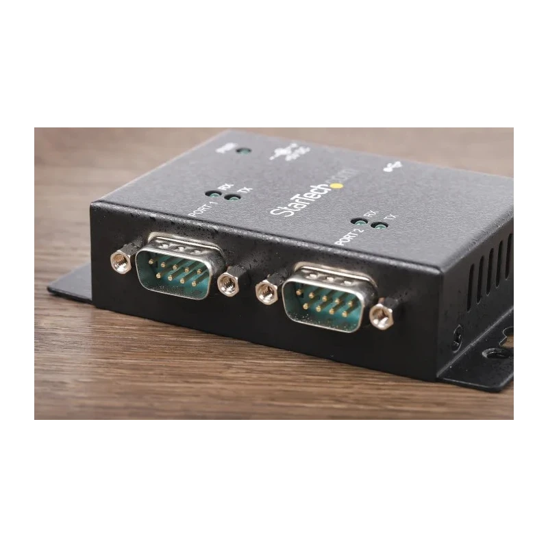 StarTech.com RS232 Interface Converter 2 Ports 921.6kbps USB-B Female to D-Sub Serial Output 