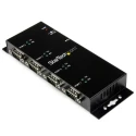 StarTech.com RS232 Interface Converter 4 Ports 921.6kbps USB-B to D Sub DIN Rail Mount 