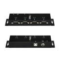 StarTech.com RS232 Interface Converter 4 Ports 921.6kbps USB-B to D Sub DIN Rail Mount 