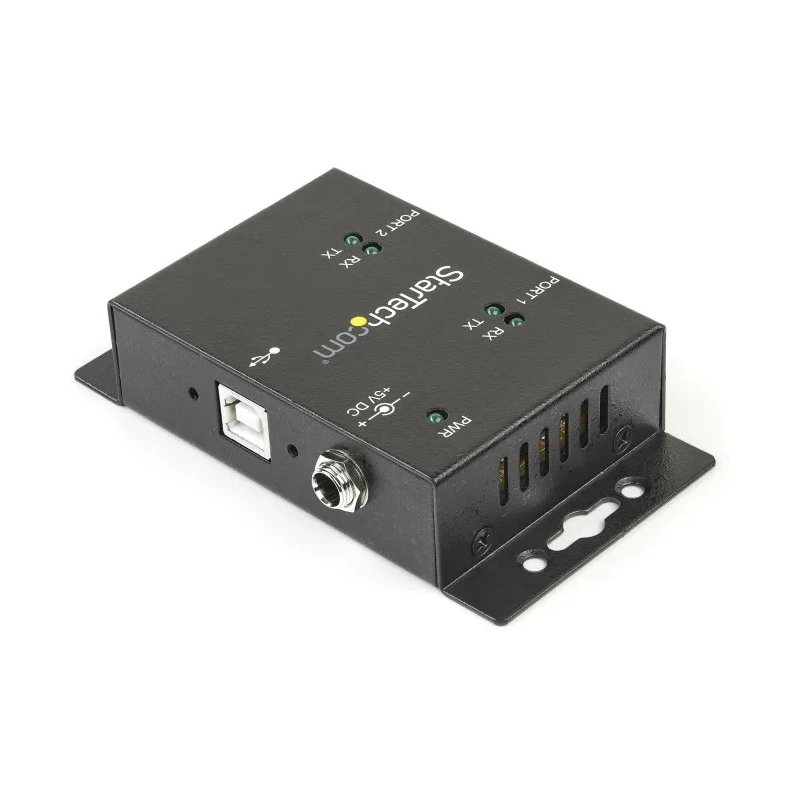 StarTech.com RS232 Interface Converter 2 Ports 921.6kbps USB-B Female to D-Sub Serial Output 