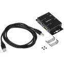 StarTech.com RS232 Interface Converter 2 Ports 921.6kbps USB-B Female to D-Sub Serial Output 