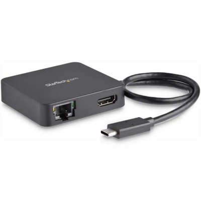 StarTech.com USB C Docking Station with 4096 x 2160 pixel HDMI, 2 USB 3.0 Ports, Gigabit Ethernet, Thunderbolt 3 DKT30CHD