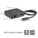 StarTech.com USB C Docking Station with 4096 x 2160 pixel HDMI, 2 USB 3.0 Ports, Gigabit Ethernet, Thunderbolt 3 DKT30CHD