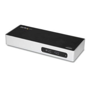StarTech.com USB 3.0 Docking Station USB Type C Ports, Dual Display 2048 x 1152 Pixel Resolution, DVI, HDMI, 6 USB DK30ADD
