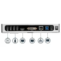 StarTech.com USB 3.0 Docking Station USB Type C Ports, Dual Display 2048 x 1152 Pixel Resolution, DVI, HDMI, 6 USB DK30ADD