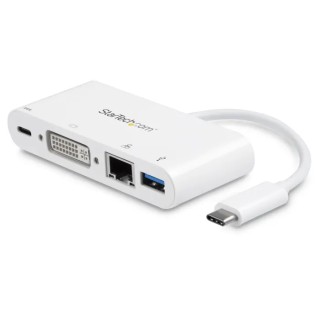 StarTech.com 1920 x 1200 Pixel USB C Docking Station with USB 3.0 Ports and DVI Output DKT30CDVPD