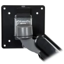 StarTech.com Black Desk Mount Monitor Arm, 7kg Load, VESA 75x75mm or 100x100mm, ARMSLIM