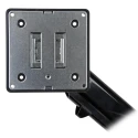 StarTech.com Black Desk Mount Monitor Arm, 7kg Load, VESA 75x75mm or 100x100mm, ARMSLIM
