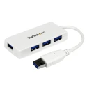 StarTech.com 4 Port USB 3.0 USB Hub, USB Powered, 80 mm x 36 mm x 14 mm ST4300MINU3W