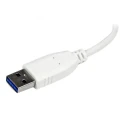 StarTech.com 4 Port USB 3.0 USB Hub, USB Powered, 80 mm x 36 mm x 14 mm ST4300MINU3W