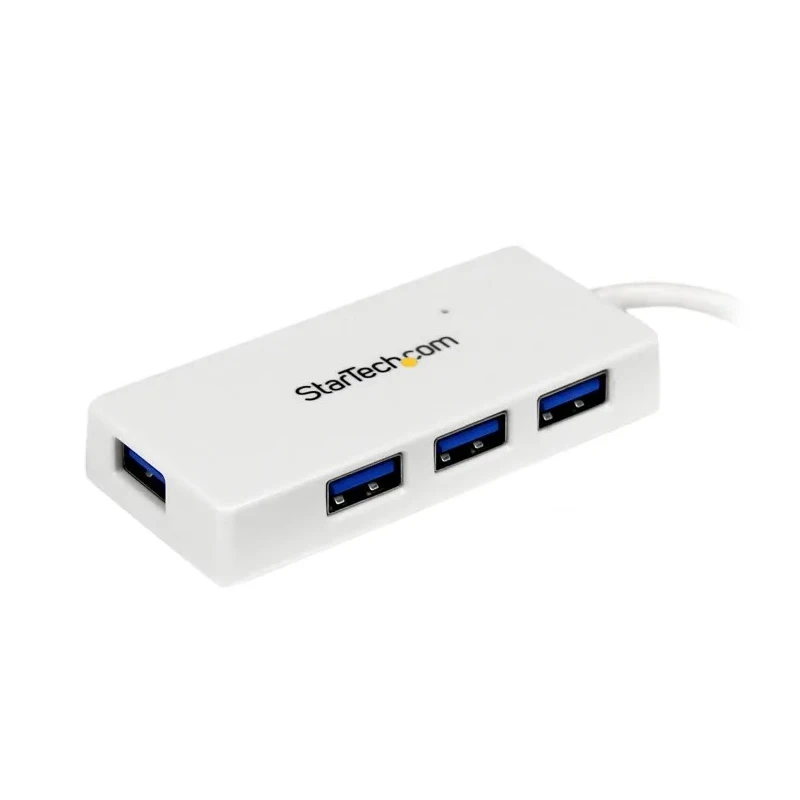 StarTech.com 4 Port USB 3.0 USB Hub, USB Powered, 80 mm x 36 mm x 14 mm ST4300MINU3W