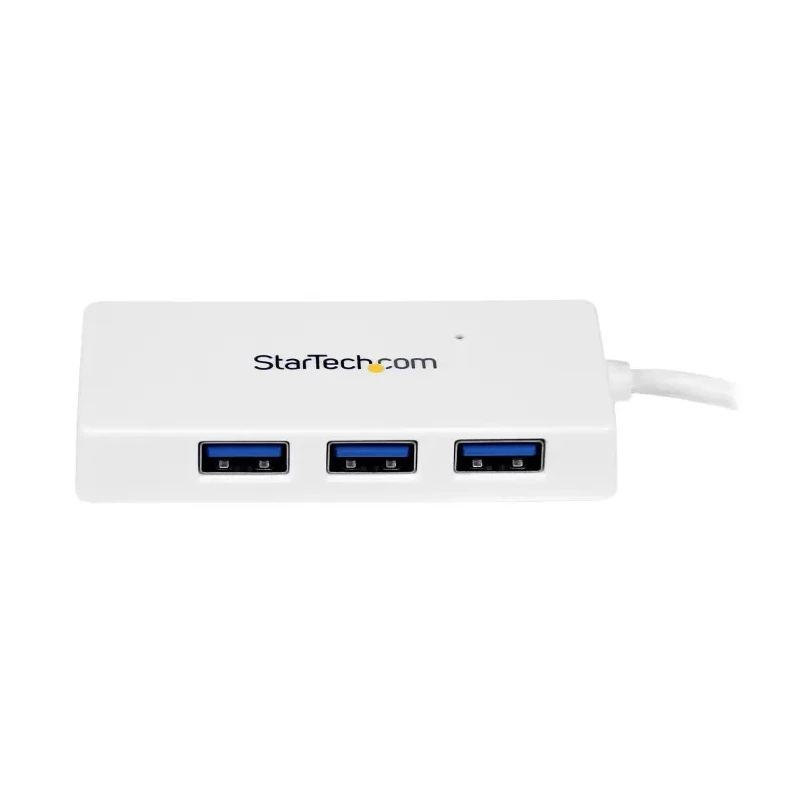 StarTech.com 4 Port USB 3.0 USB Hub, USB Powered, 80 mm x 36 mm x 14 mm ST4300MINU3W