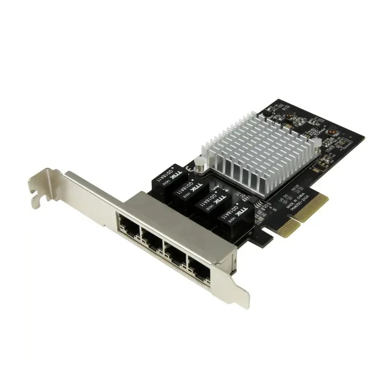 StarTech.com 4 Port PCIe RJ45 Network Card 1000Mbps Gigabit Ethernet ST4000SPEXI