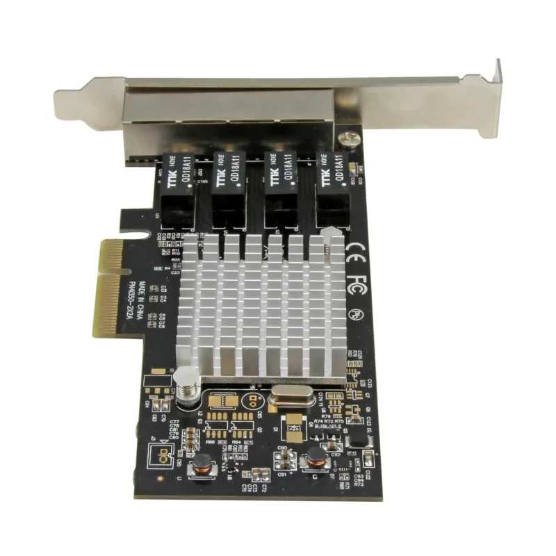 StarTech.com 4 Port PCIe RJ45 Network Card 1000Mbps Gigabit Ethernet ST4000SPEXI