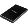 StarTech.com 2.5 in SATA Hard Drive Enclosure USB 3.1 Gen 2 Aluminium Black 123mm x 75mm x 12mm S251BMU313