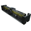 Samtec QFS Series Right Angle Surface PCB Socket 52-Contact 2 Row 0.635 mm Pitch 300V QFS-026-04.25-L-D-RF1